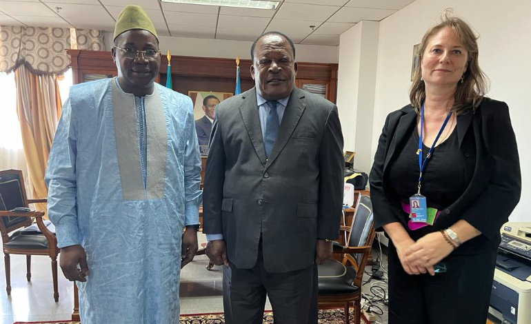 Nouhoum Sangar&eacute; en visite officielle en Guin&eacute;e Equatoriale