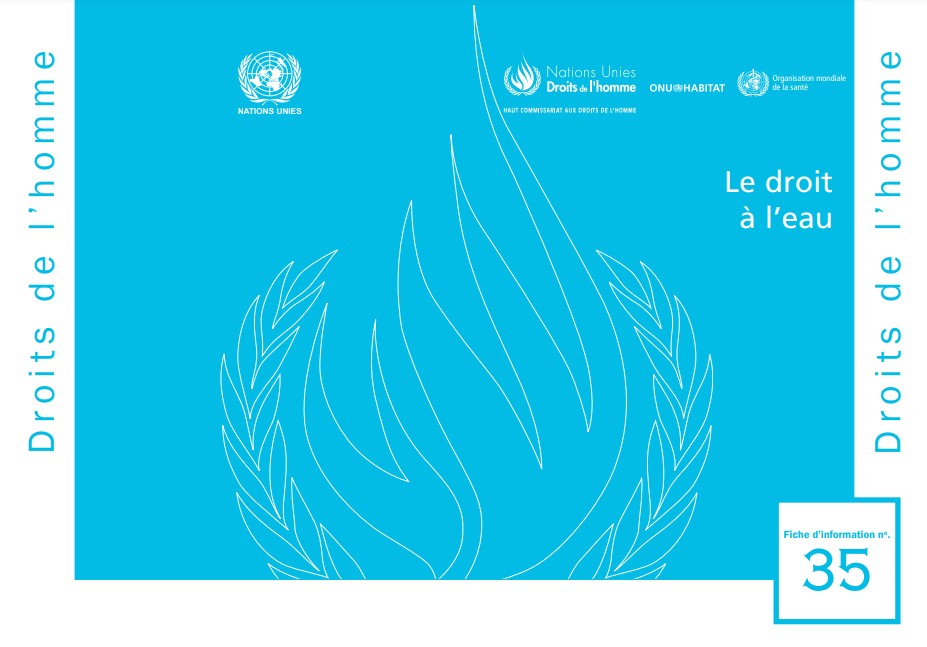 Le droit &agrave; l&rsquo;eau du 06 Avril 2011
